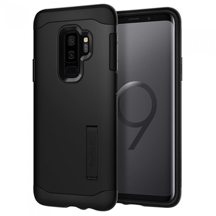 Ốp lưng SamSung Galaxy S9 Plus Spigen Slim Armor (Đen)